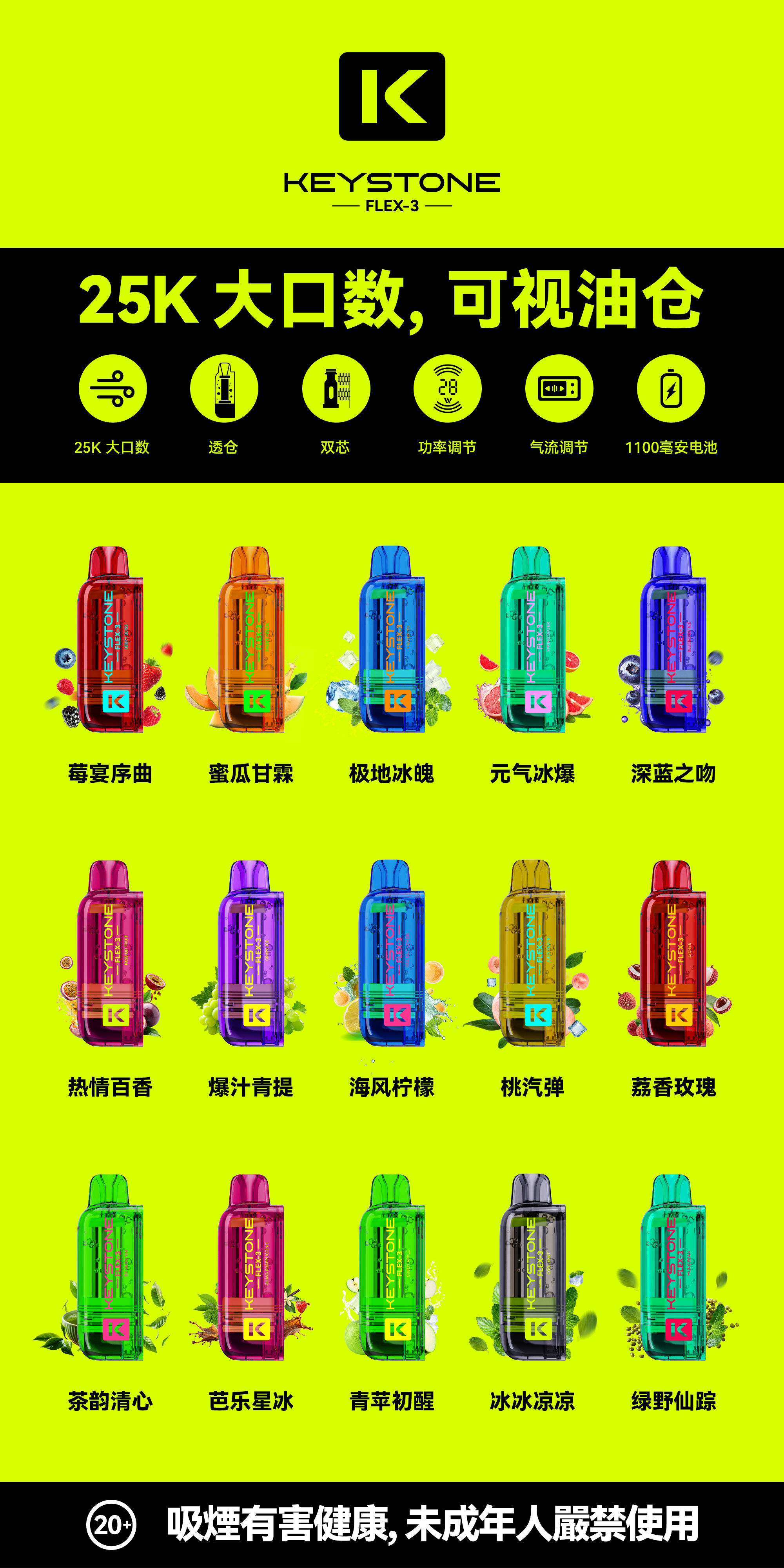 鈅石KEYSTONE（25000口）主機加彈使用大容量