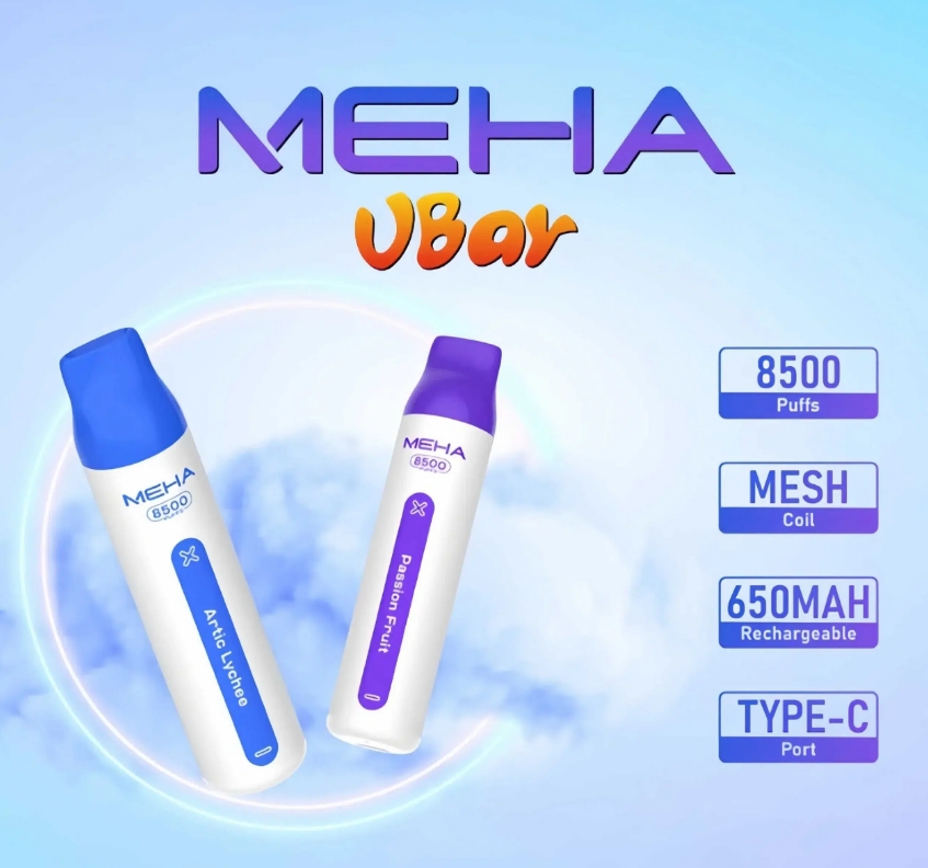 魅嗨 MEHA VBar 小白條 8500口 拋棄式 一次性 電子煙