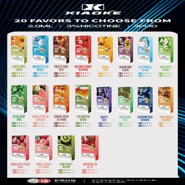 【買五送一】梟客xiaoke 一代通用煙彈